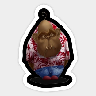 Grumpy Dude Sticker